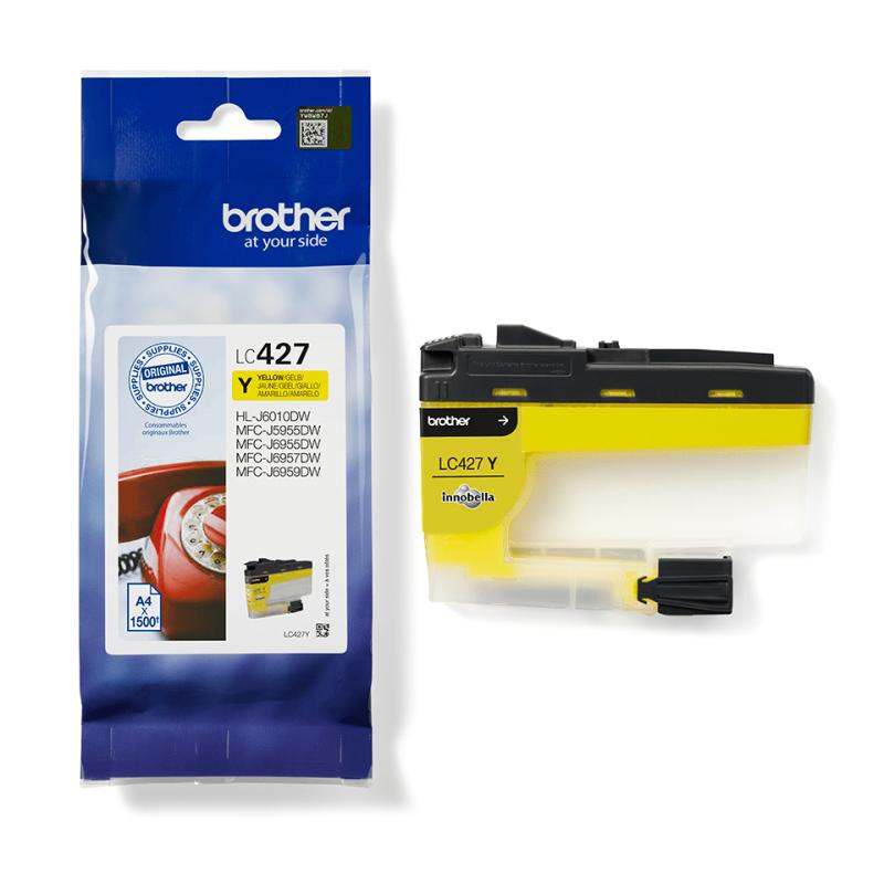 Brother LC427Y Tintenpatrone - Gelb Brother LC427Y Tintenpatrone - Gelb